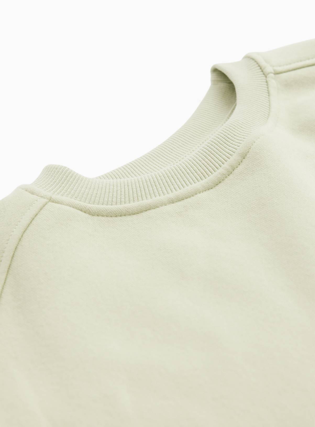 Light Green Crew Neck Sweatshirt 11 years - Image 2